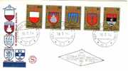 SAN MARINO FDC 1974 STEMMI.TORNEO DELLA BALESTRA - Covers