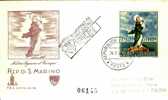 SAN MARINO FDC 1966 NOSTRA SIGNORA EUROPA. VIAGGIATA - 1966