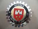 BLASON ADHESIF    / SOUVENIR DE HYERES 83 VAR     SUPERBE !!!! - Souvenirs