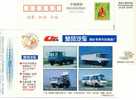 China, Postal Stationery,transport, Truck,bus - Vrachtwagens