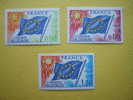 FRANCE : CONSEIL DE L'EUROPE N° 46/48  NEUFS** - Mint/Hinged