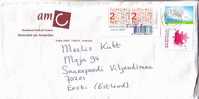 GOOD Postal Cover NETHERLANDS To ESTONIA 2007 - Good Stamped - Brieven En Documenten