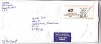 GOOD Postal Cover USA ( Omaha ) To ESTONIA 2007 - Postage Paid 2,70$ - Briefe U. Dokumente