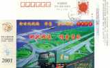 China,postal Stationery , Truck, Bridge, Airplane - Camions