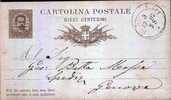 SASSARI - Anno 1882 - Stamped Stationery