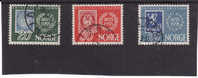 C787 - Norvege 1955 -   Yv.no.355/7 Obliteres,serie Complete - Gebruikt