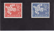 Suisse  Yv.no.682/3 Neufs** - 1961