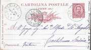 LANZO TORINESE - Anno 1892 - Postwaardestukken