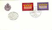 SAN MARINO FDC 1984 E U R O P A.  25° ANNIVERSARIO DELLA CEPT - 1984