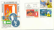 Espagne FDC 1984 " Prévention Des Accidents Du Travail " Yvert 2352/4 - Ongevallen & Veiligheid Op De Weg