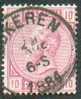 N°38 - 10 Centimes Rose, Obl. Sc LOKEREN 29 Décembre 1884 Centrale.  TB - 2410 - 1883 Leopold II.