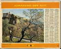CALENDRIER 1965  -  DOUBLE  -  CARROS AU PRINTEMPS & CHATEAU DE LUYNES - Grand Format : 1961-70
