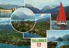 CPSM. TALLOIRES. 6 VUES.  DATEE 1982. - Talloires