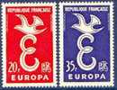 CEPT / Europa 1958 France N° 1173 Et 1174 ** - 1958