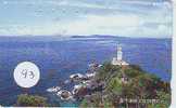 Télécarte PHARE (93) VUURTOREN LIGHTHOUSE LEUCHTTURM  FARO FAROL Phonecard Japon - Lighthouses