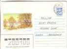 GOOD USSR POSTAL COVER 1988 - Nature View / Swans (used) - Cygnes