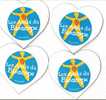 Lot De 4 Les Amis Du Bioscope - Magnets