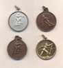 Médaille Sportive Uniface    -   Ski  - Lot De 4 - Wintersport