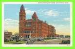 SAN ANTONIO, TX - BEXAR COUNTY COURT HOUSE - ANIMATED OLD CARS - NIC TENGG - - San Antonio