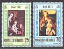 Nouvelles Hebrides  Noel 1972  N 350/51 Neuf X X - Nuovi