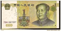 1 Yüan    "Chine"   1999    UNC  R2 - China