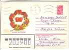 GOOD USSR Postal Cover 1980 - October Revolution 1917 Anniversary (used) - Brieven En Documenten