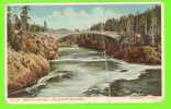 YELLOWSTONE, WY - CANYON BRIDGE - ANIMATED - YELLOWSTONE NATIONAL PARK - TRAVEL IN 1910 - HAYNES-PHOTO - - Yellowstone