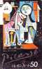 Télécarte (66) Du Japon Peinture Pablo Picasso Phonecard Painting Gemälde Schilderij Japan - Peinture