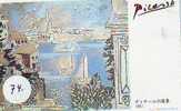 Télécarte (74) Du Japon Peinture Pablo Picasso Phonecard Painting Gemälde Schilderij Japan - Peinture