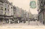 Thème  Marché    Lisieux       14      Lot De 2 Cartes De.marché Et Marché De La Boucherie.. - Marktplaatsen