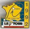 VELO-LE TOUR 92 PARIS SAN SEBASTIAN Sans Drapeau - Radsport