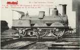 Carte Postale Chemins De Fer: Locomotives Vapeur P.L.M. Machine N°318 "Copernic" Construite Au Creusot - Materiale