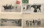 Berck     62       - Lot De 4 Cartes Belles Scènes De Plage - Berck