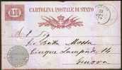 CARTOLINA POSTALE DI STATO - Anno 1879 - Stamped Stationery