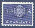 CEPT / Europa 1960 Danemark N° 394 ** - 1960