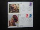 MARIANNE "LIBERTE" 2ENVELOPPES.   1er Jour Sur Soie. - 1982-1990 Liberty Of Gandon