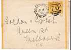 Vic067/Queenscliff 1896 Auf Streifband (wrapper) - Cartas & Documentos