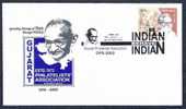 India 2002 Gandhi's Mssage " Be Indian Behave Indian" Slogan Special Cover # 7099 Inde Indien - Mahatma Gandhi