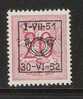 Belgie OCB V 617 (**) - Typos 1951-80 (Chiffre Sur Lion)