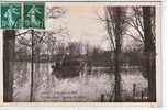 JUVISY INONDATION 1910 PARC DE JUVISY BATEAU DU GENIE - Juvisy-sur-Orge