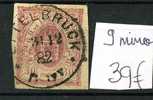 Luxembourg Découpé D´un Document Postal  Oblitéré 1882 ETTELBRUCK  30 C Aminci - 1859-1880 Wappen & Heraldik