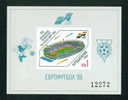 3700A Bulgaria 1988 Europ Football Championship S/S Imp. **MNH/ ANIMALS RABBIT AND BALL - Conigli