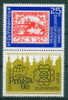 + 3718 Bulgaria 1988 PRAGA 88 Int. Stamps Exhibition ** MNH / EMBLEM STAMP EXHIBITION BULGARIA 89 ; BIRD DOVE ; GLOBE - Pigeons & Columbiformes
