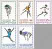 San Marino 1980 Yvertn° 1013-17 *** MNH J.O. Moscou O.S. - Unused Stamps