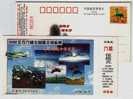 Parachuting,relative Work,airplane,CN 02 National Parachutting Championships Small Size Ticket Pre-stamped Card - Parachutting