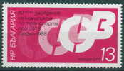 + 3732 Bulgaria 1988 Econ. Aid Transport Commission / Sitzung Transportkommission Rates Gegenseitige Wirtschaftshilfe - Institutions Européennes