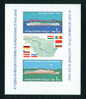 3737 Bulgaria 1988 40th Anniv Of Danube Commission **MNH / FLAG - BULGARIA - Blocks & Kleinbögen