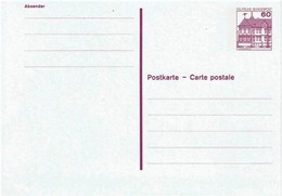 Germany - Ganzsache Postkarte Ungebraucht / Postcard Mint (O1289) - Postales - Nuevos