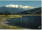 Carte Postale   74.  PASSY  Régate De Planches à Voiles Sur Le Plan D'eau Et La Chaîne Du Mont-Blanc - Passy