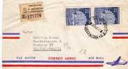 Ar052 / ARGENTINIEN - /Industriealisierung (Raffinerie  + Zahnrad)Einschreiben  N.Tschechien - Storia Postale